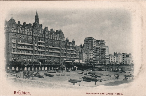 Hotel Metropole Brighton postcard