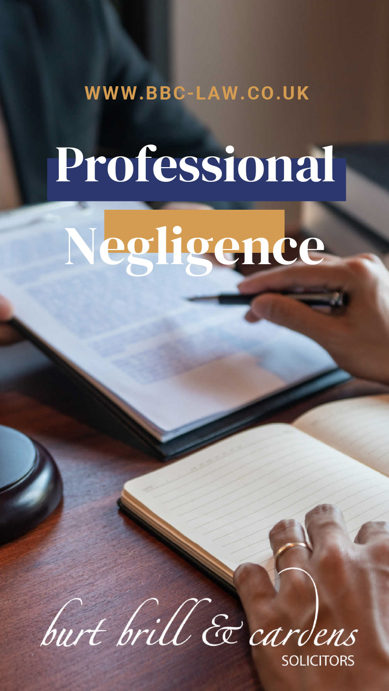 6 Steps to make a Professional Negligence Claim